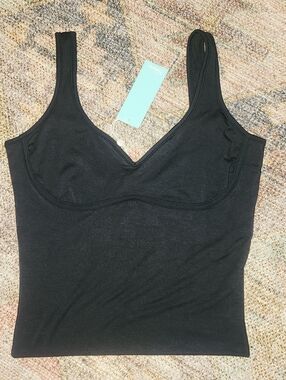 Nwt- Shore Bustier Tank Black Size Small